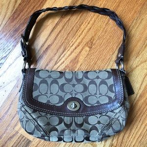 🌟 Coach Chelsea Signature Braided Strap Bag